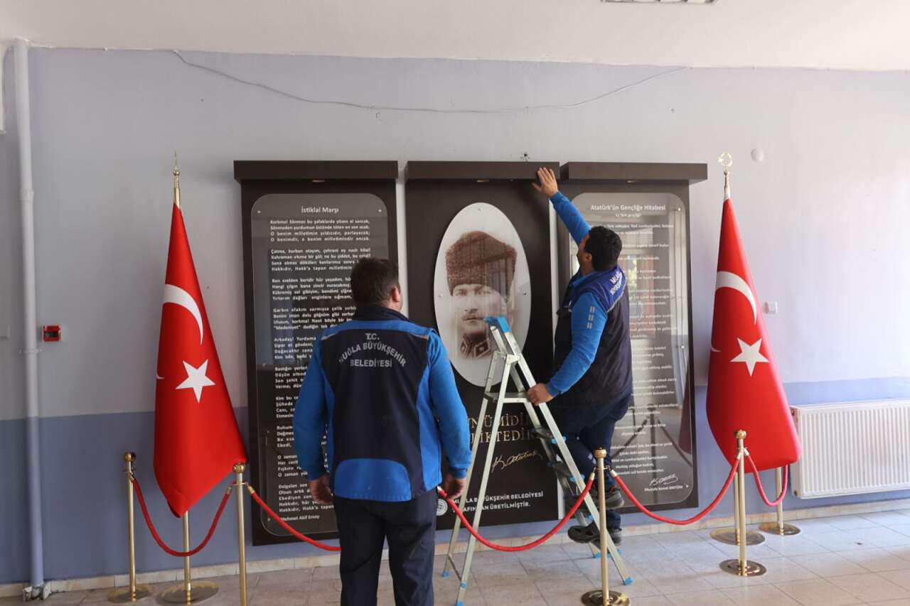 Muğla Büyükşehir’den Eğitime Destek: Ara Tatilde Okullara Kapsamlı Bakım 3